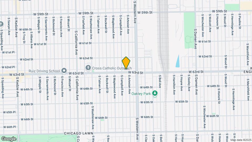2440 W 63rd St Map and Location Details