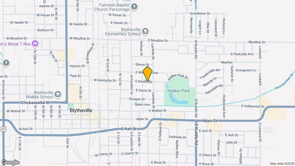 313 E Kentucky St Mapa y Detalles de la Ubicación