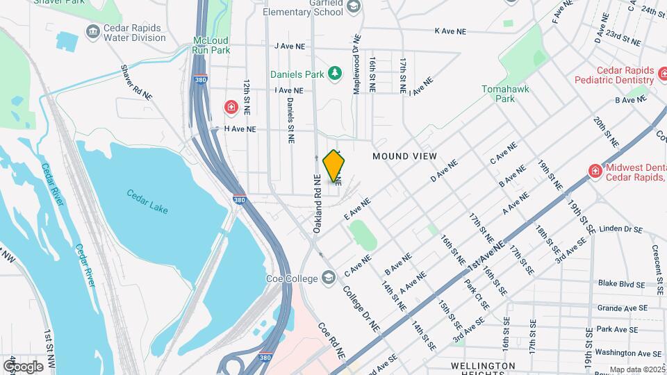 811 14th St NE Map and Location Details