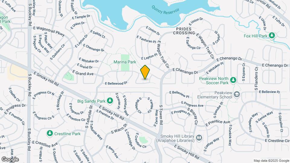 18275 E Bellewood Dr Map and Location Details