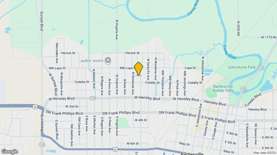 215 Cheyenne Ave Map and Location Details
