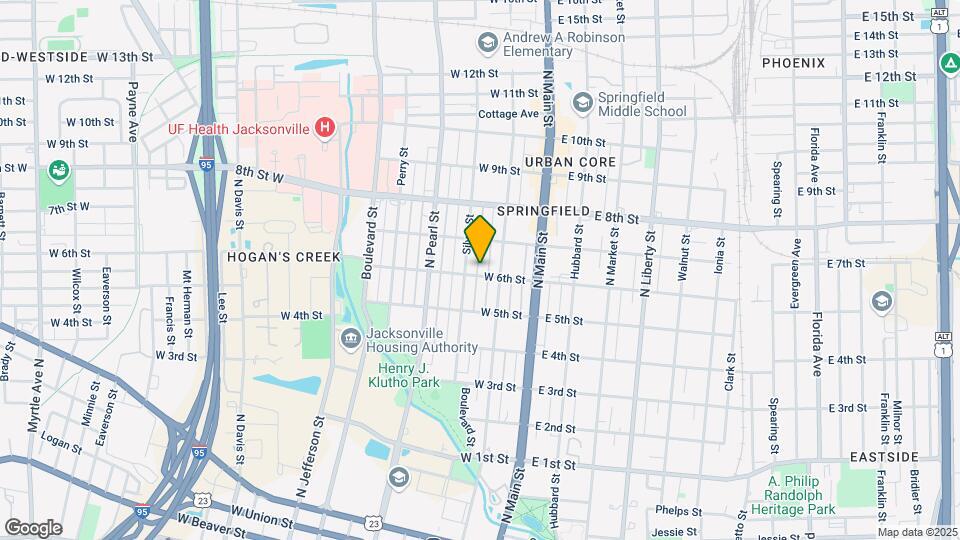133 W 6th St Map and Location Details