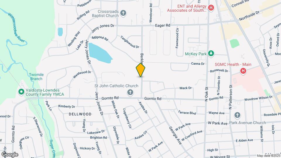 2502 Berkley Dr Map and Location Details