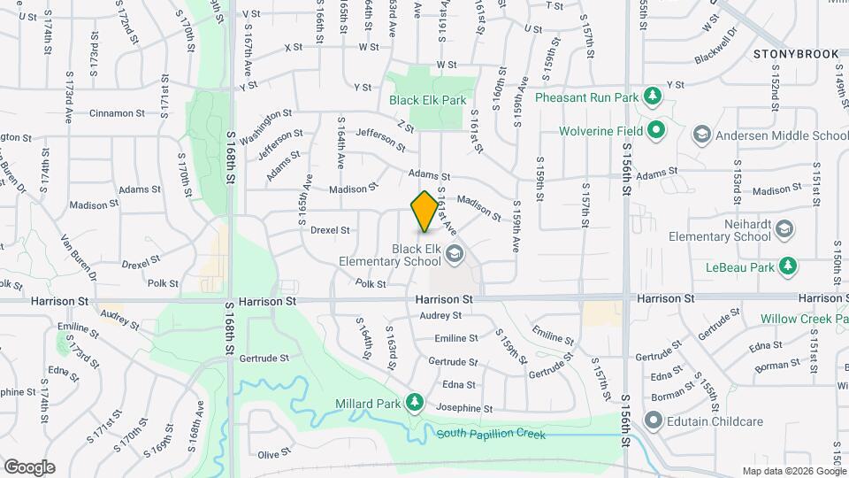 6623 S 162nd Ave Map and Location Details