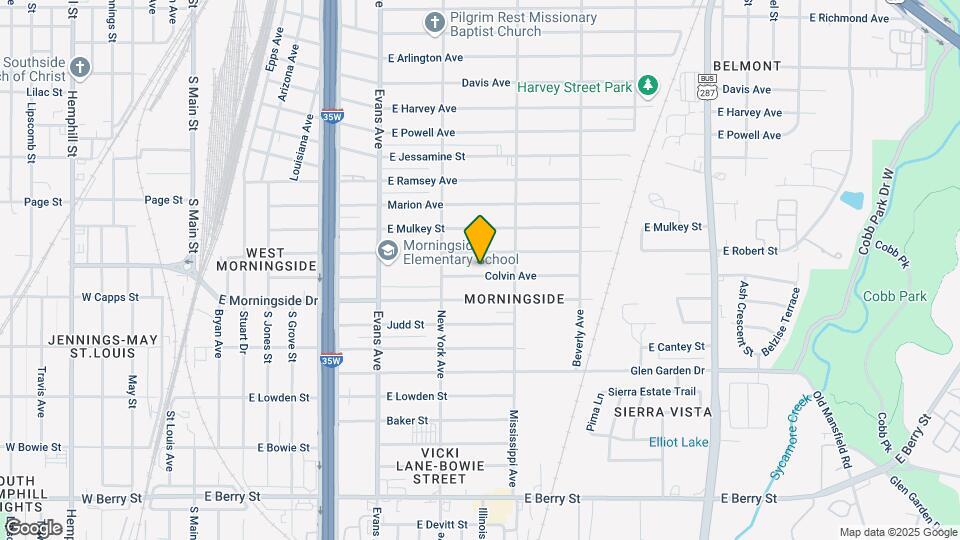 1037 Colvin Ave Map and Location Details