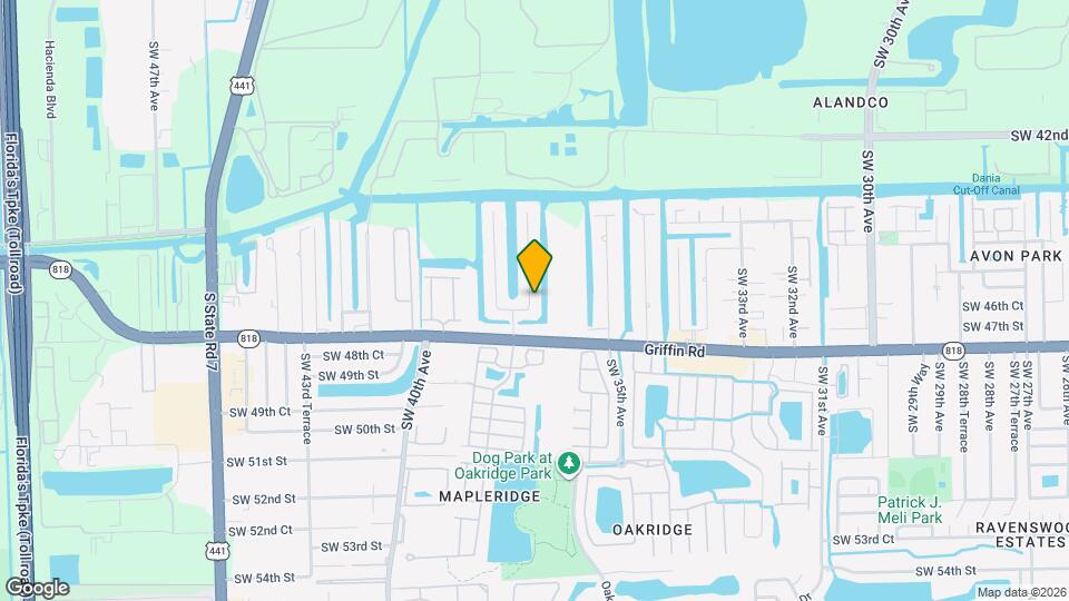 4660 SW 37th Ave Map and Location Details