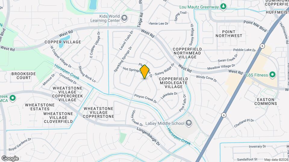 8130 Sunny Ridge Dr Map and Location Details