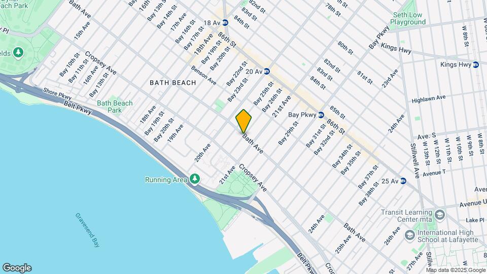 168 Bay 26th St Map and Location Details