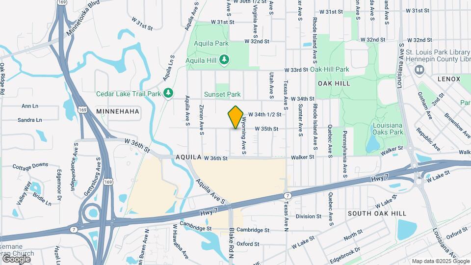 8311 W 35th St Map and Location Details