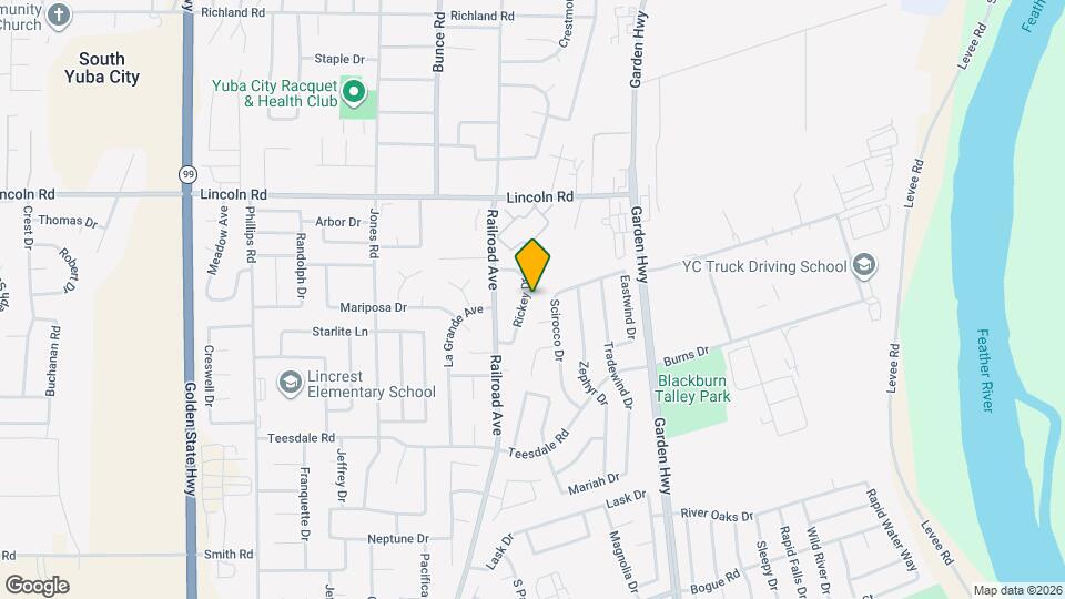 1210 Rickey Dr Map and Location Details