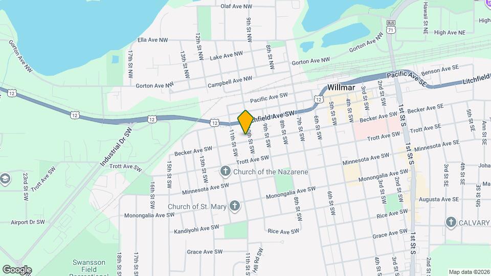 322 10th St SW Map and Location Details