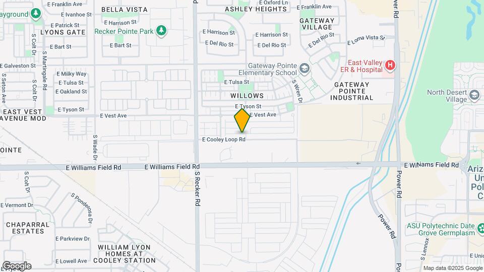 4179 E Pony Ln Map and Location Details