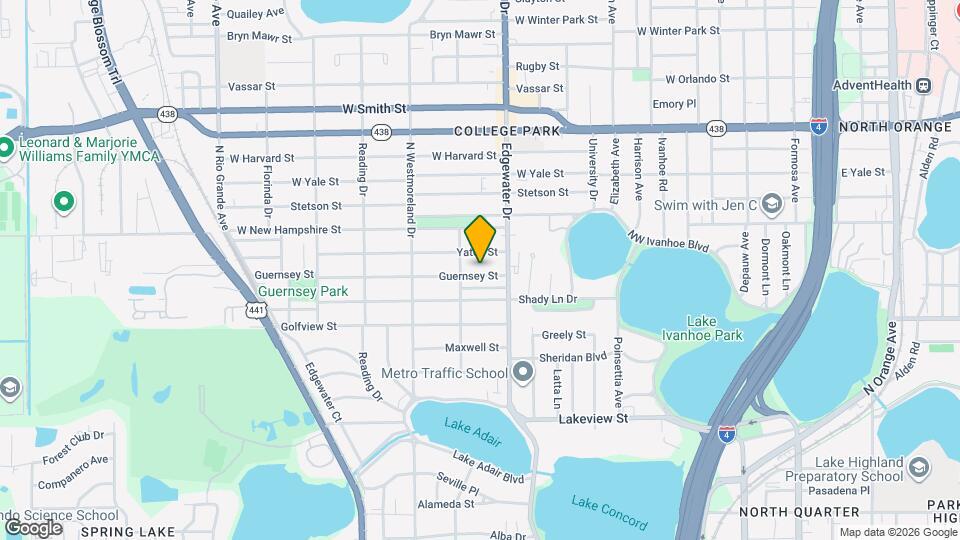 731 Guernsey St Mapa y Detalles de la Ubicación