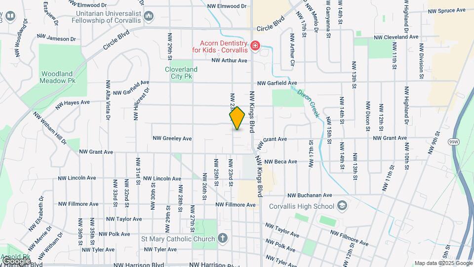 1319 NW 23rd St Map and Location Details