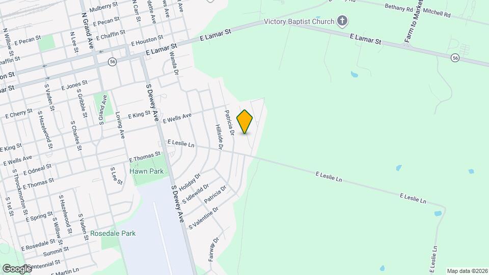 750 S Valentine Dr Map and Location Details