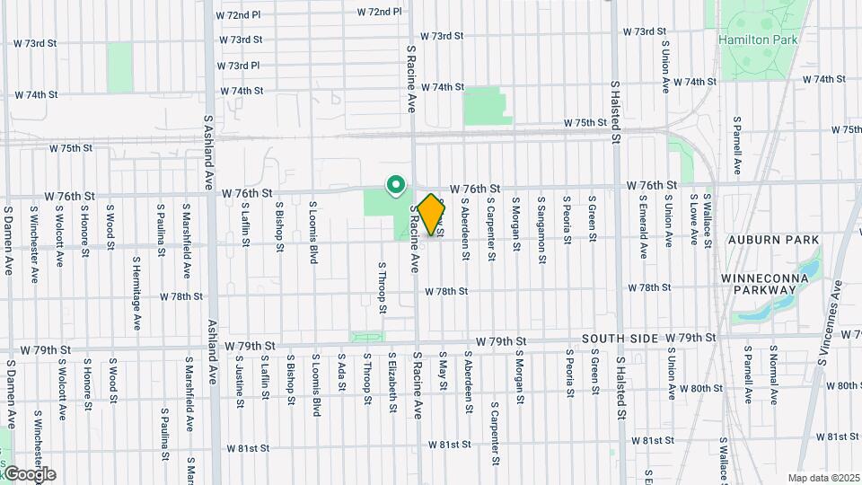 1142 W 77th St Map and Location Details