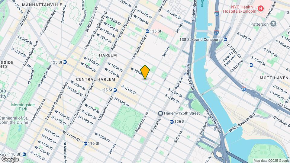 3 W 128th St Map and Location Details
