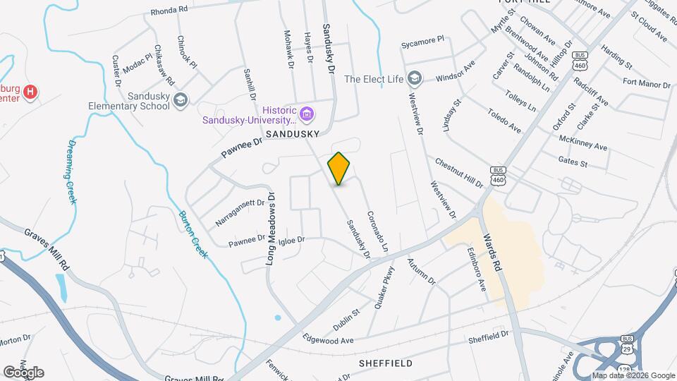 1000 Sandusky Dr Map and Location Details