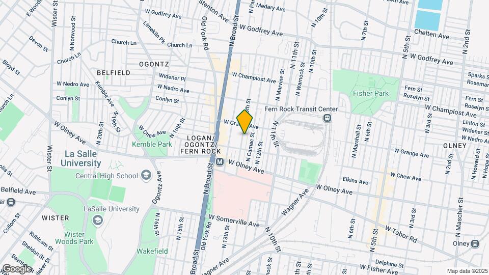 5723 N 13th St, Unit 1 Map and Location Details