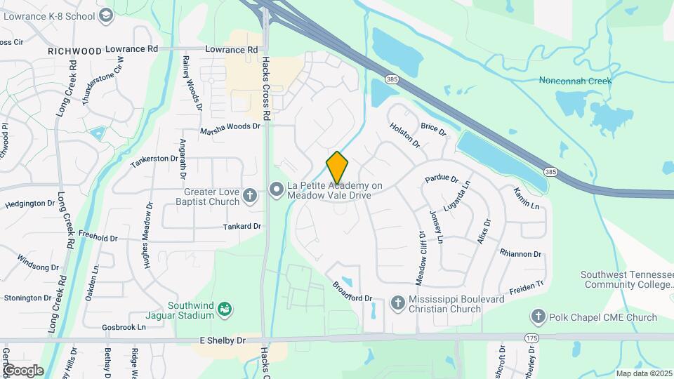 8151 Cross Creek Ct Map and Location Details