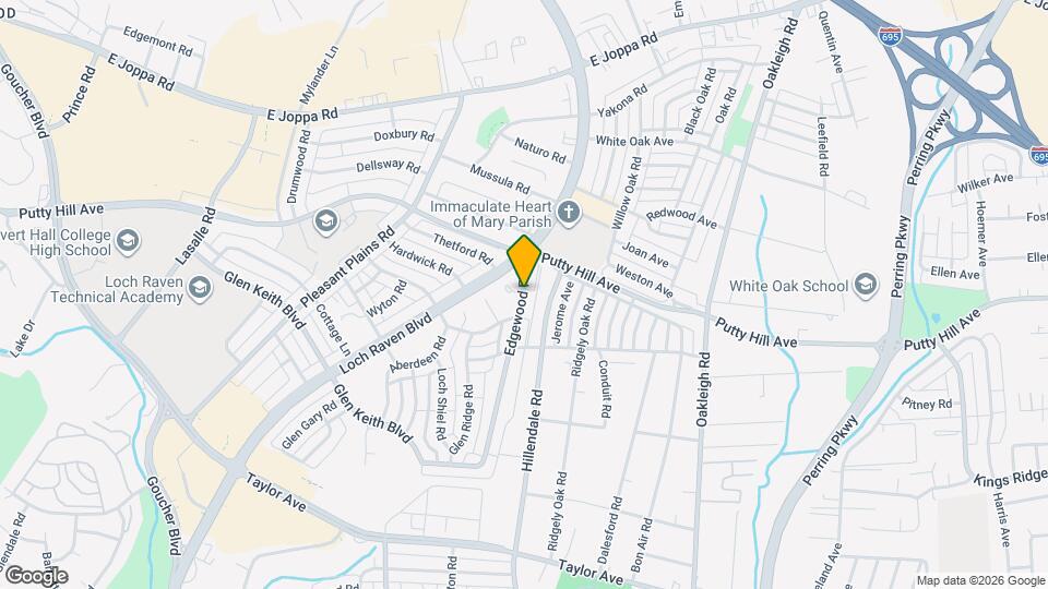Loch Raven Village Apartments Map and Location Details