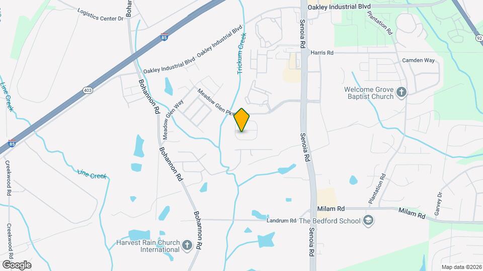 1045 Meadow Glen Cir Map and Location Details