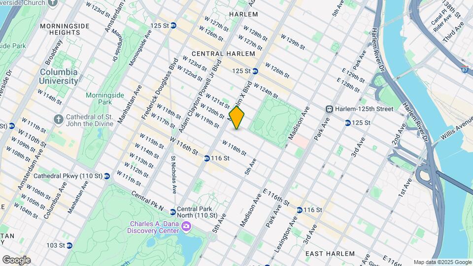71 W 119th St Map and Location Details