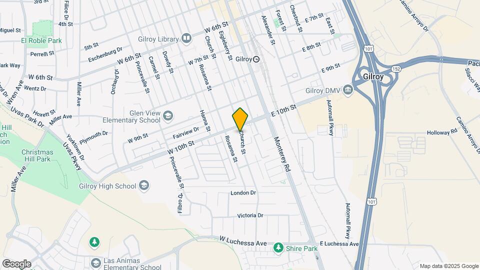 6951 Church St Mapa y Detalles de la Ubicación