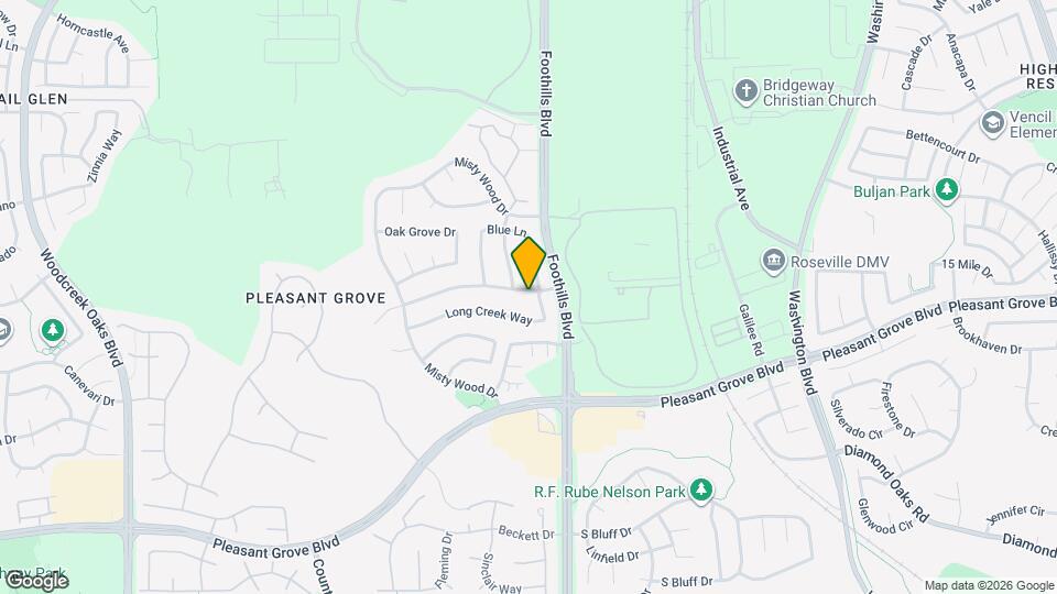 1505 River Oak Way Map and Location Details