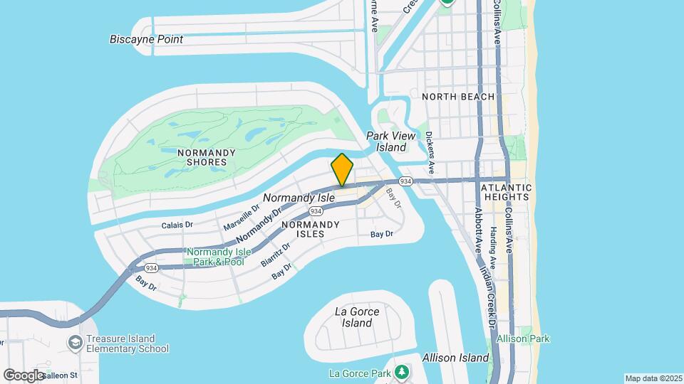 1150 Normandy Dr Map and Location Details