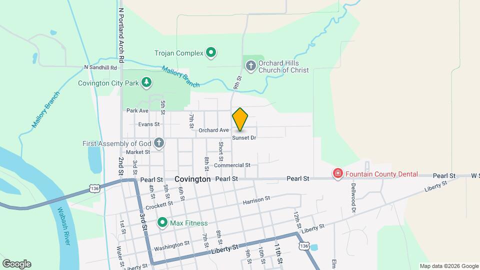 911 Sunset Dr Mapa y Detalles de la Ubicación