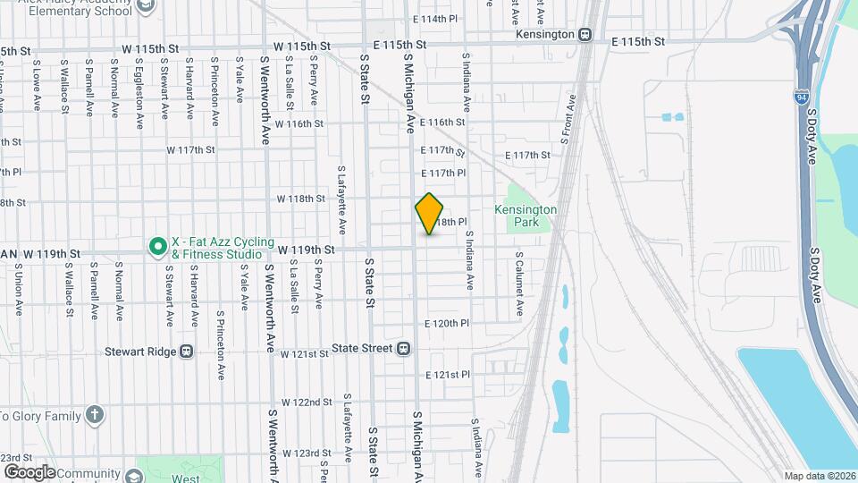 114 E 119th St, Unit Apartment 1 Map and Location Details