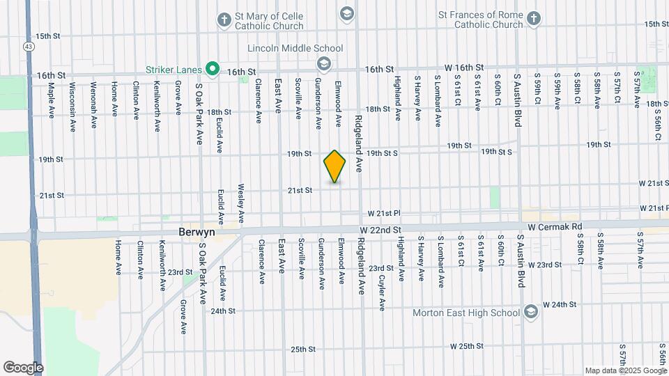 1942 Elmwood Ave Map and Location Details