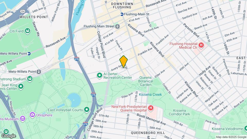 133-25 Blossom Ave Map and Location Details