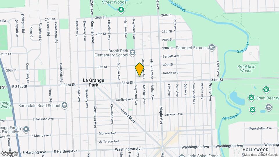 1717 E 31st St, Unit 2N Map and Location Details