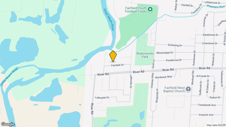 5938 Fairdale Dr Map and Location Details