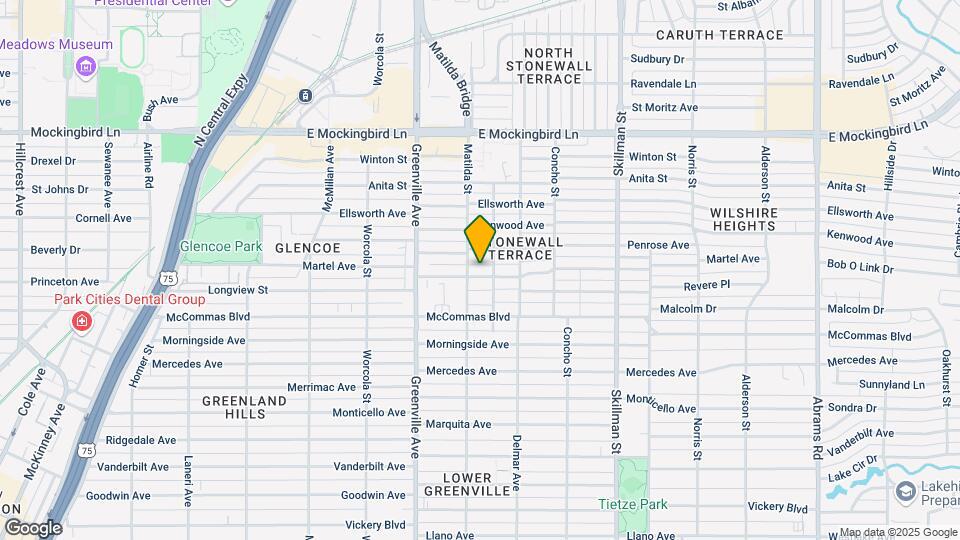 5811 Martel Ave Map and Location Details