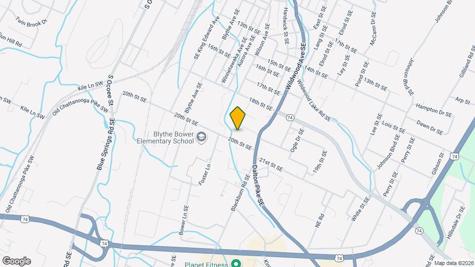 707 20th St SE Map and Location Details