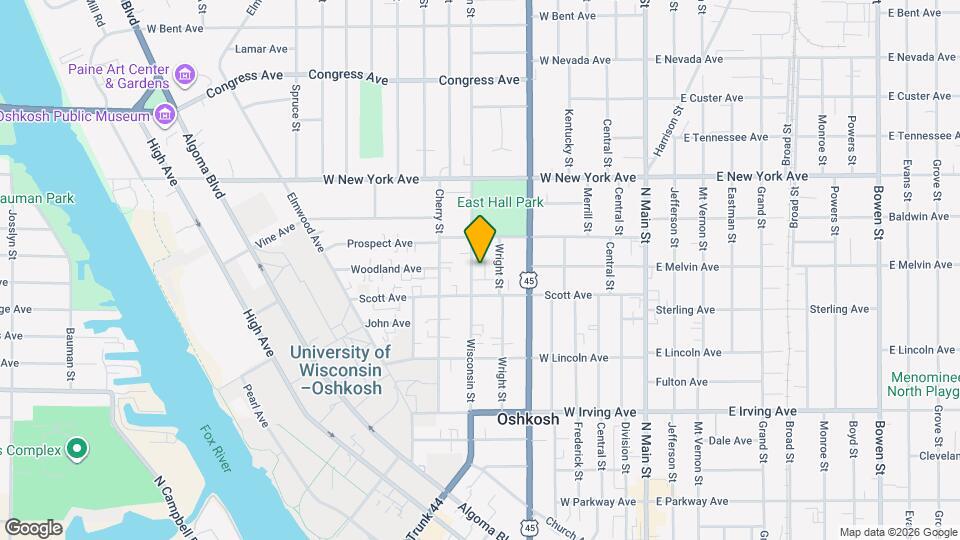 924 Wisconsin St Map and Location Details