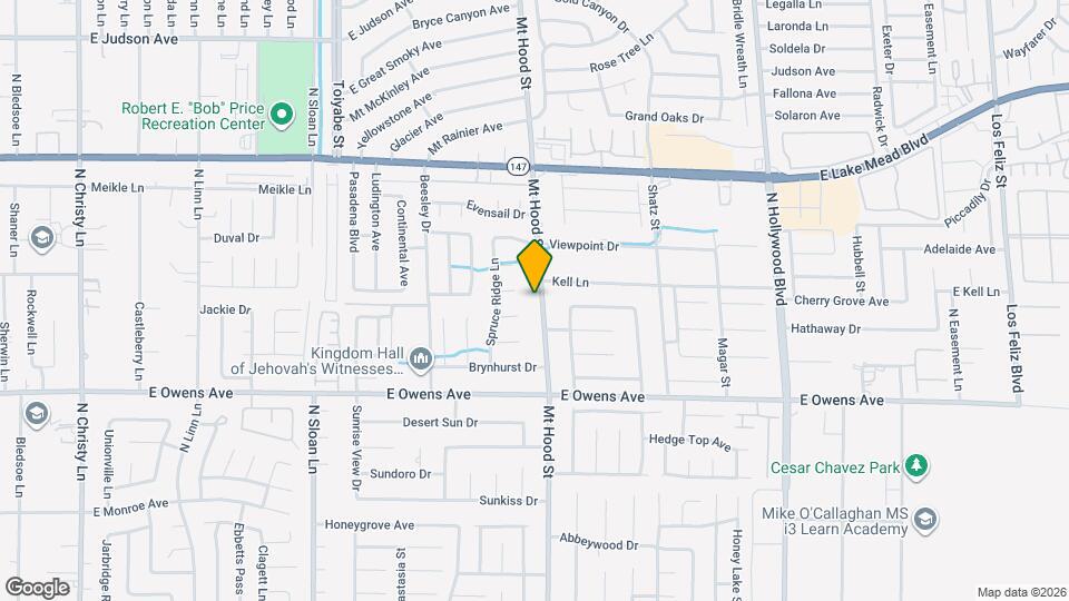 1745 Mt Hood St Map and Location Details