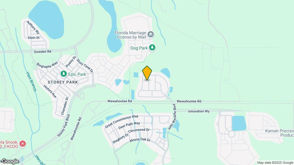 9018 Flat Rock Ln Map and Location Details