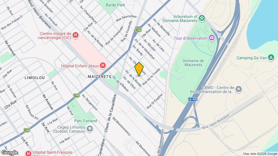 1481 Maufils Av Map and Location Details