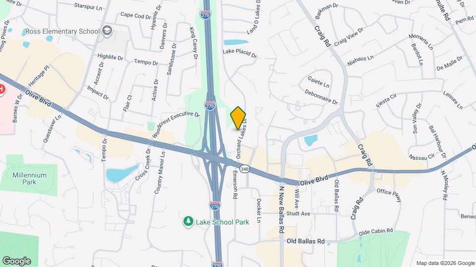 959 Orchard Lakes Dr Map and Location Details