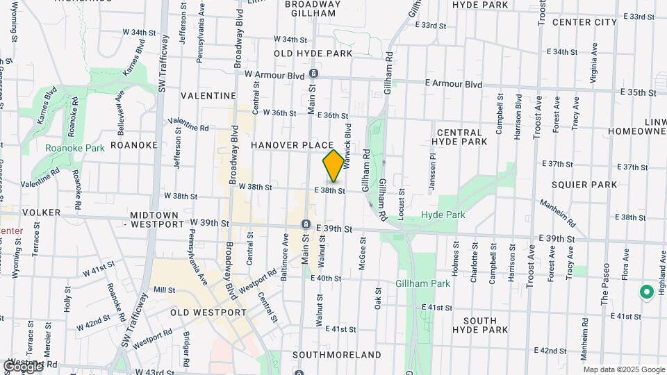 102 E 38th St Map and Location Details