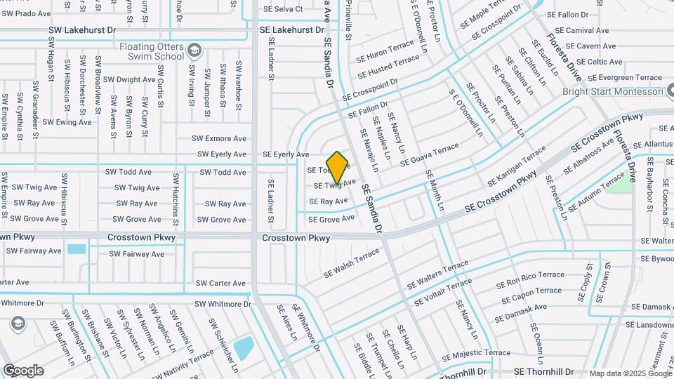 256 SE Twig Ave Map and Location Details