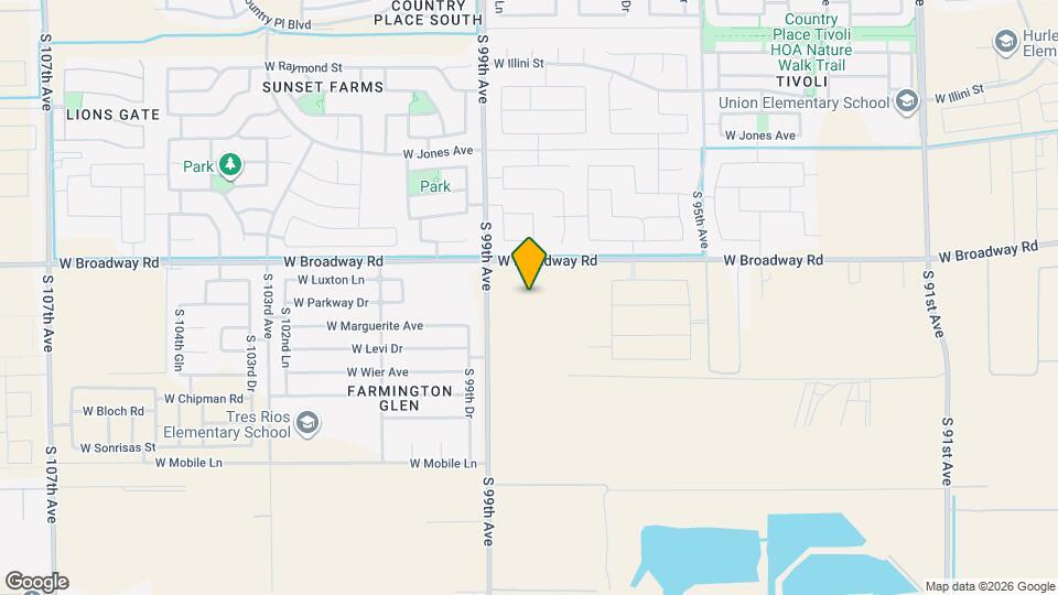 9818 W Parkway Dr Mapa y Detalles de la Ubicación