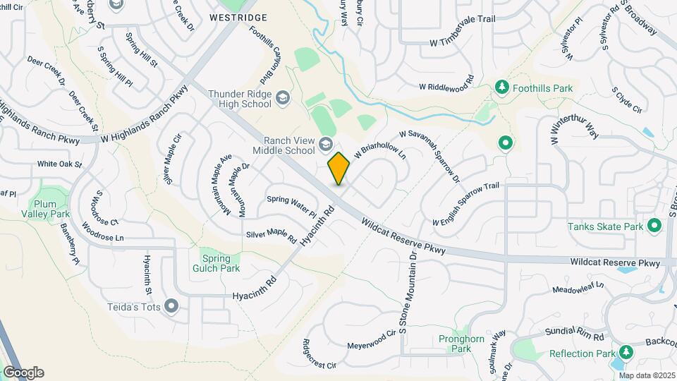 10282 S Cedaridge Ct Map and Location Details
