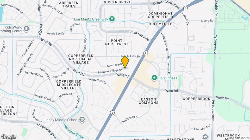 15343 Meadow Village Dr Map and Location Details