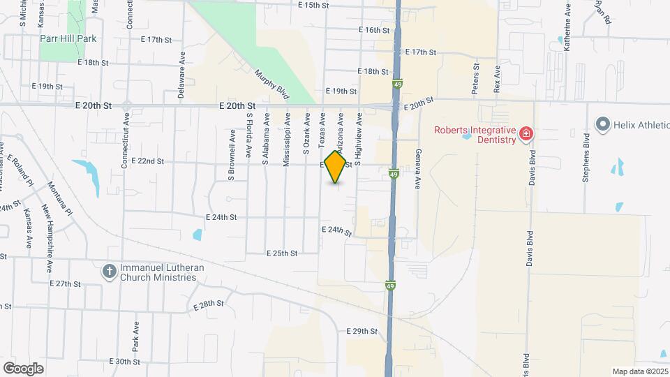 2234 S Arizona Ave Map and Location Details