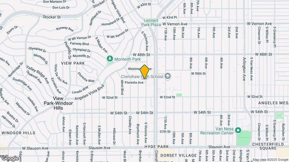 3453 Floresta Ave Map and Location Details